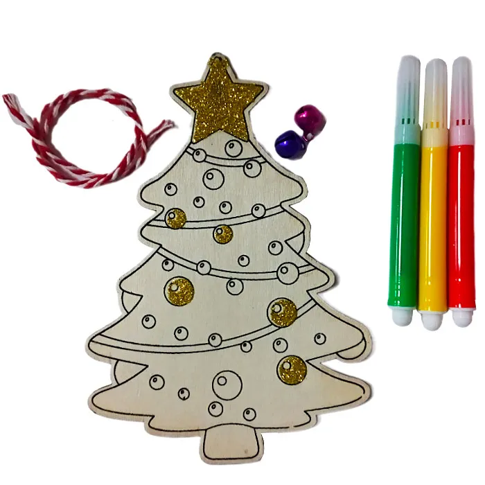 Xmas Tree DIY Ref LH138-23-129 Set of Felt Pens AFC